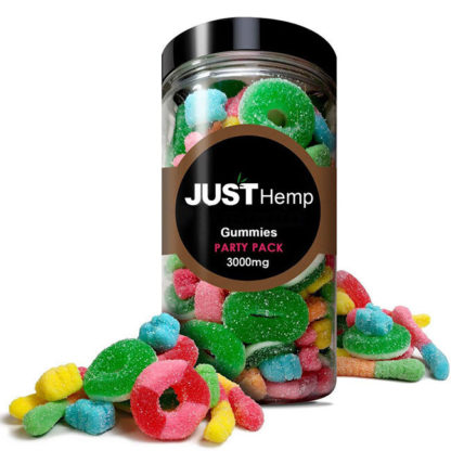 justhemp gummies party pack 3000mg